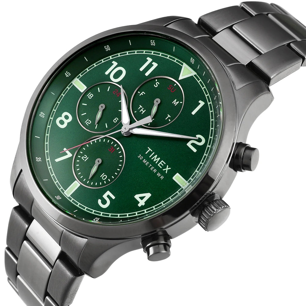 Timex Eagle Green Dial Analog Men's Watch - TWEG23903 - KRISHNA WATCH COMPANY