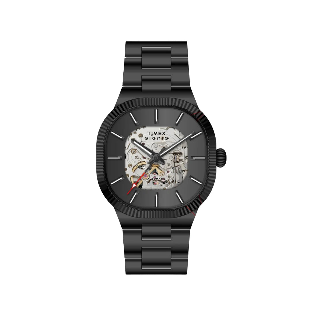Timex Signio Automatic Skeleton Mens Watch TWEG24702 - KRISHNA WATCH COMPANY