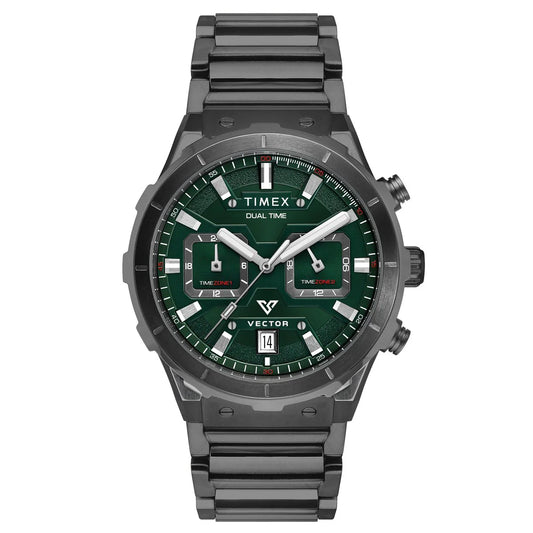 TIMEX Men Green Round Dial Analog Chronograph Watch - TWEG24802