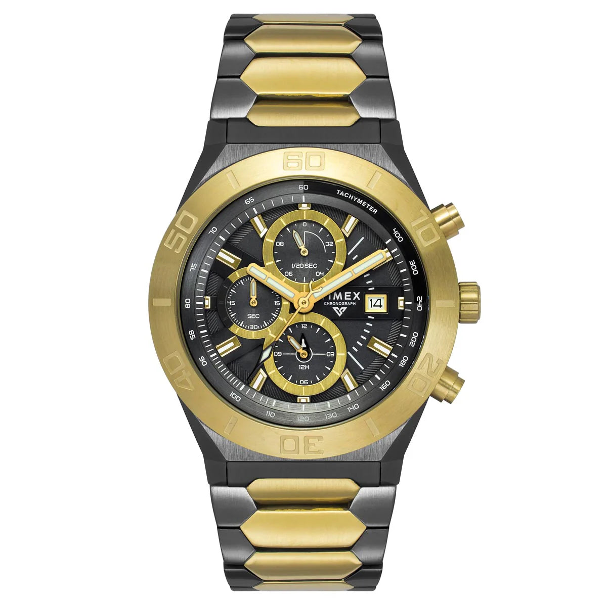 TIMEX Men Grey Round Dial Analog Chronograph Watch - TWEG24901 - KRISHNA WATCH COMPANY