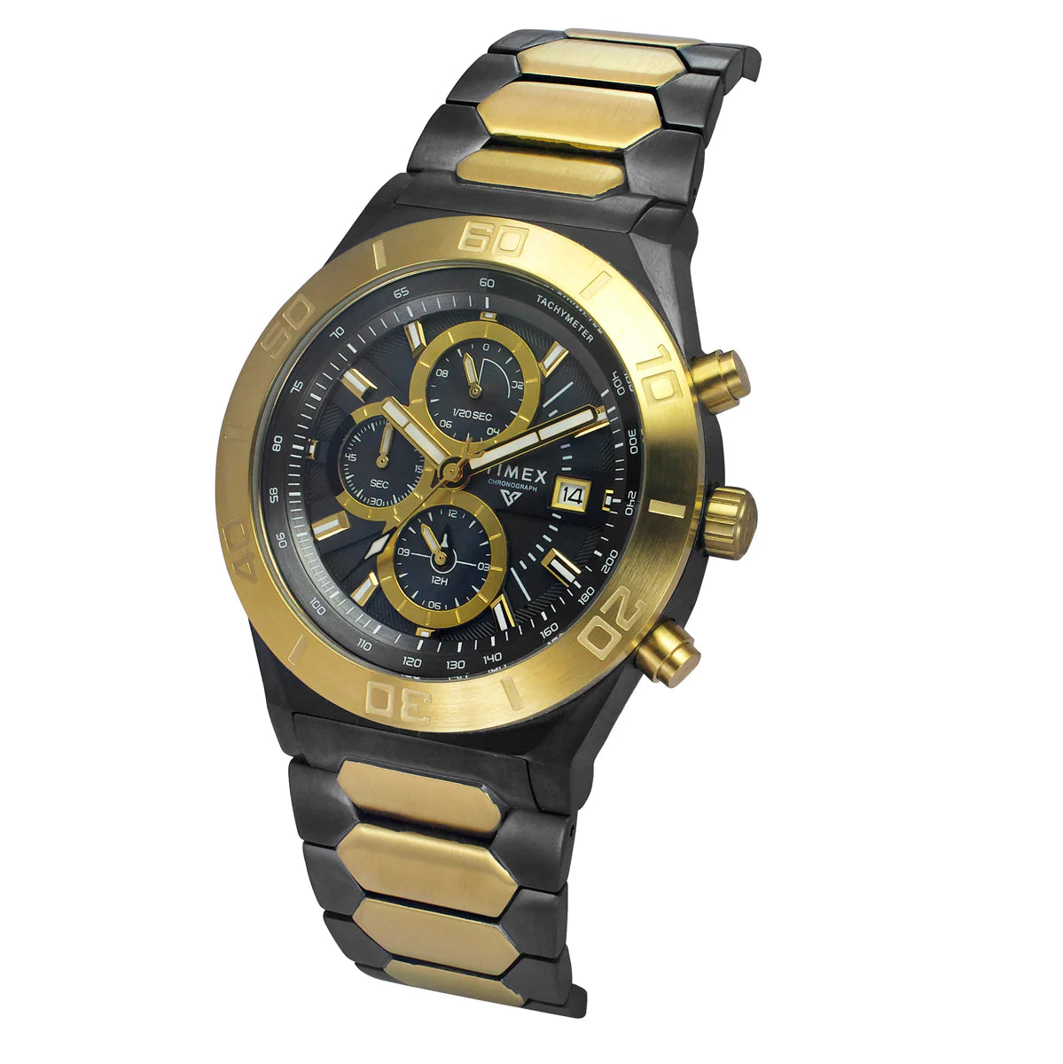 TIMEX Men Grey Round Dial Analog Chronograph Watch - TWEG24901 - KRISHNA WATCH COMPANY