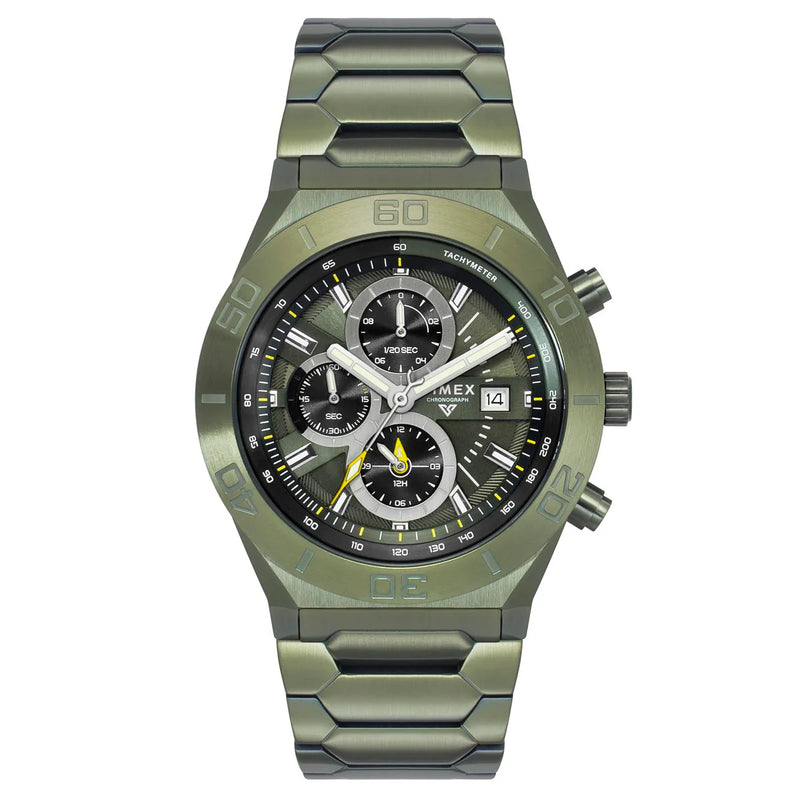 TIMEX Men Green Round Dial Analog Chronograph Watch - TWEG24903