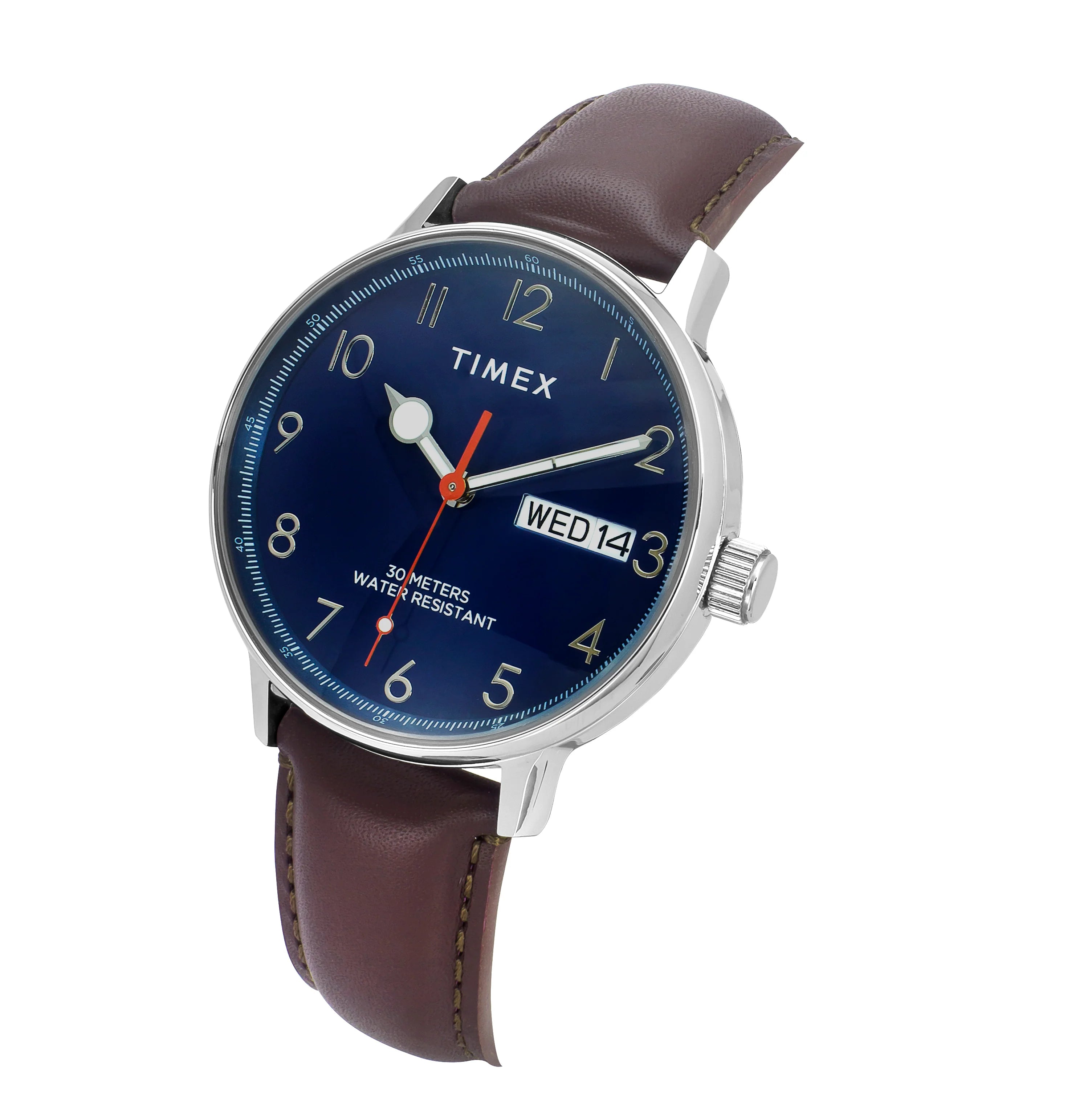 TIMEX Men Blue Round Dial Analog Watch - TWEG25400 - KRISHNA WATCH COMPANY