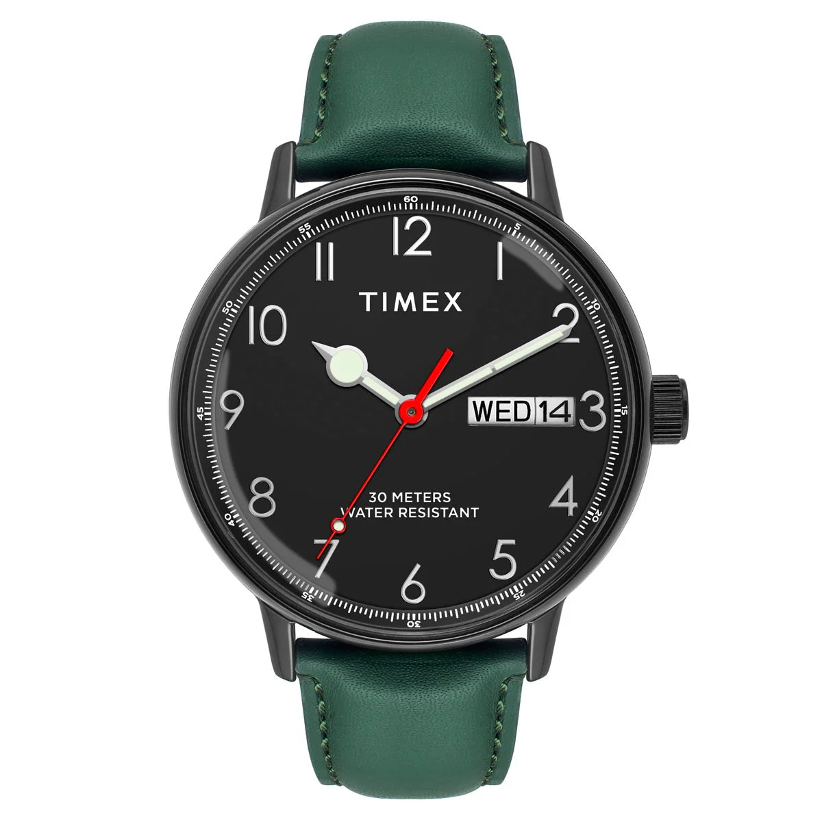 TIMEX Men Black Round Dial Analog Watch - TWEG25402 - KRISHNA WATCH COMPANY