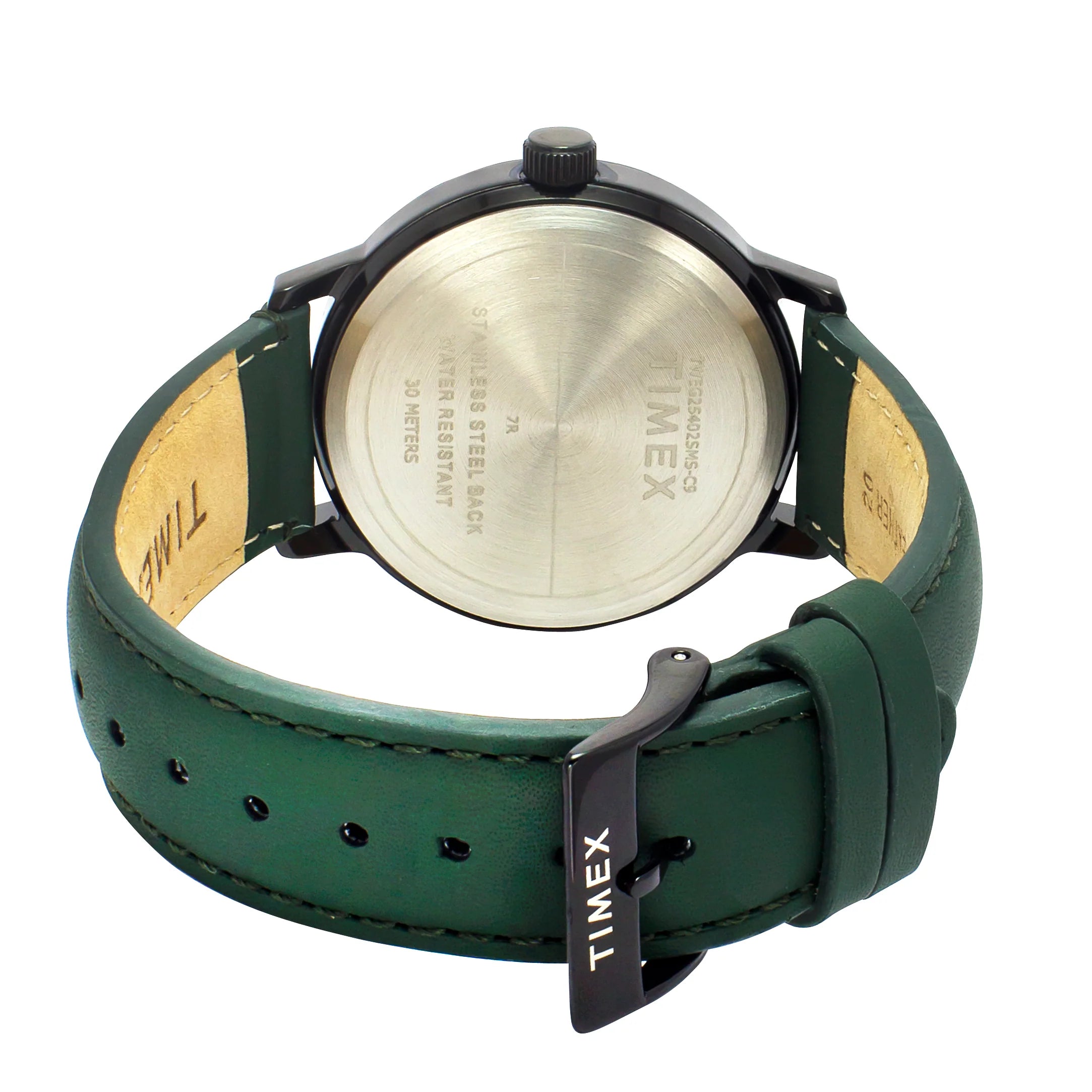 TIMEX Men Black Round Dial Analog Watch - TWEG25402 - KRISHNA WATCH COMPANY