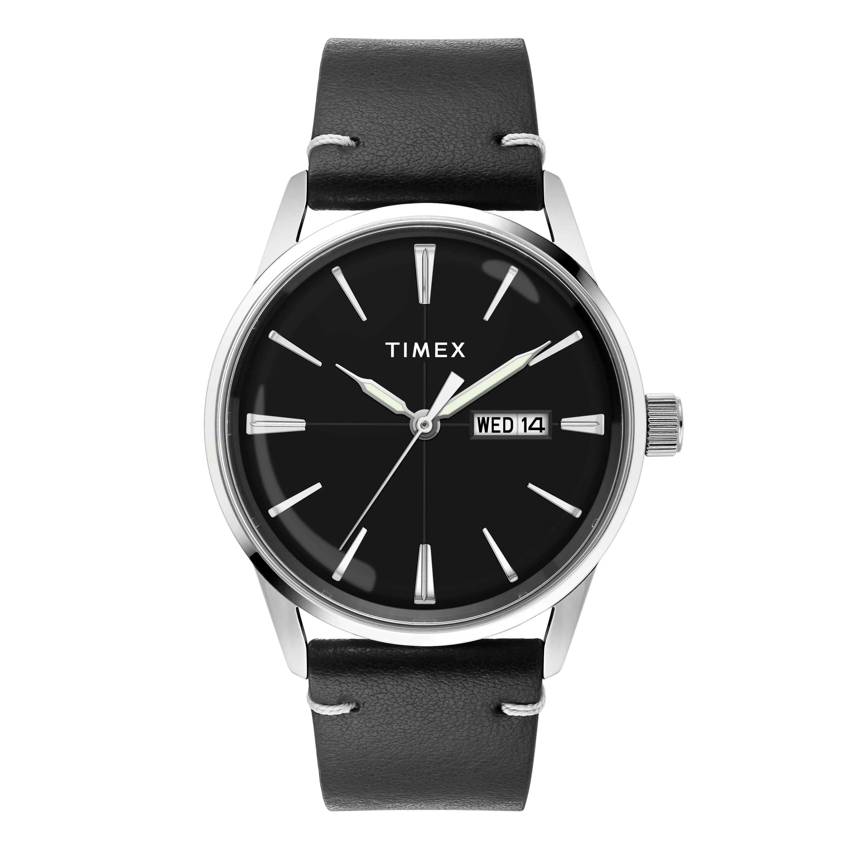 TIMEX Men Black Round Dial Analog Watch - TWEG25501 - KRISHNA WATCH COMPANY
