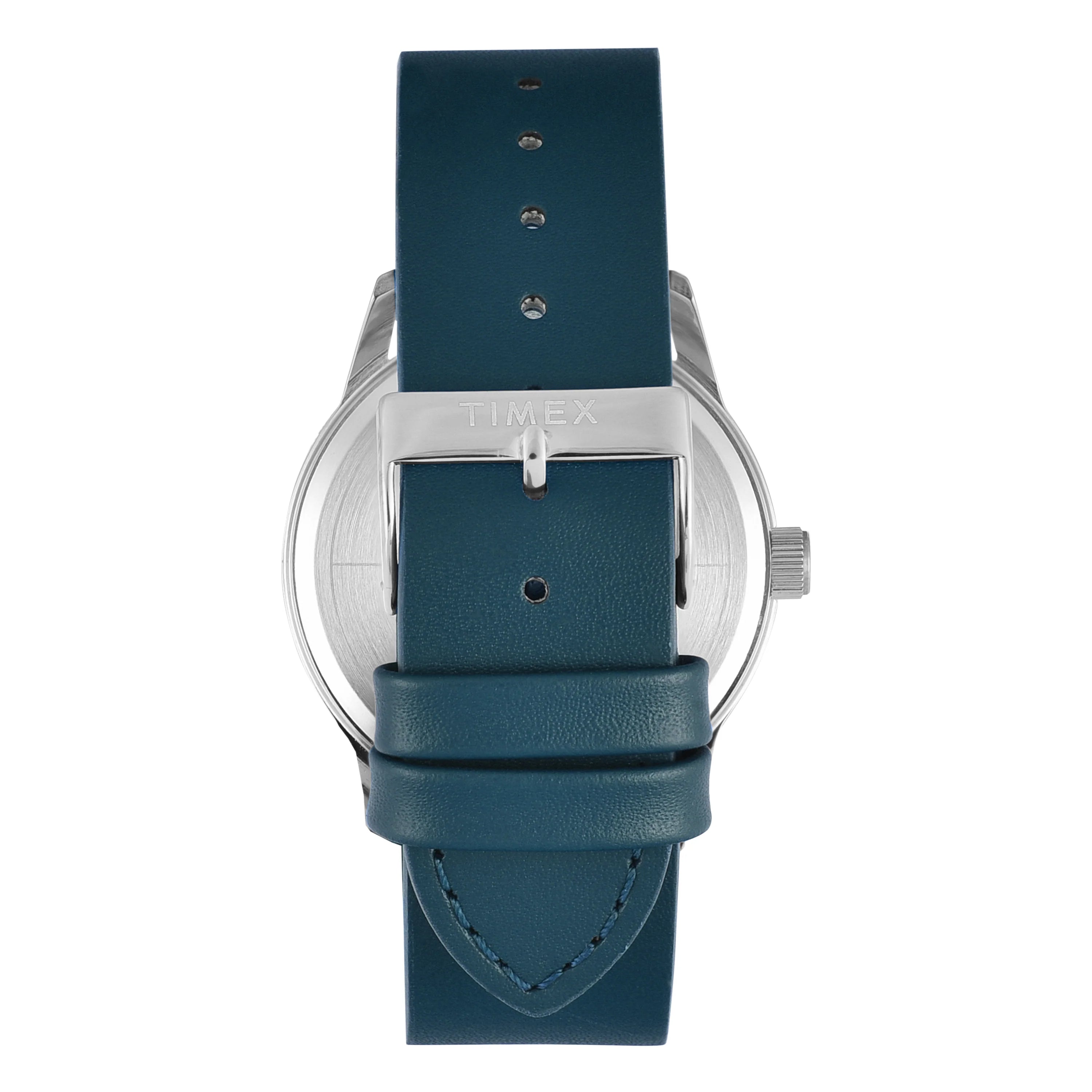 TIMEX Men Sea Green Round Dial Analog Watch - TWEG25503 - KRISHNA WATCH COMPANY