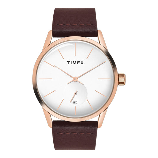 TIMEX Men Silver Round Dial Analog Watch - TWEG25505
