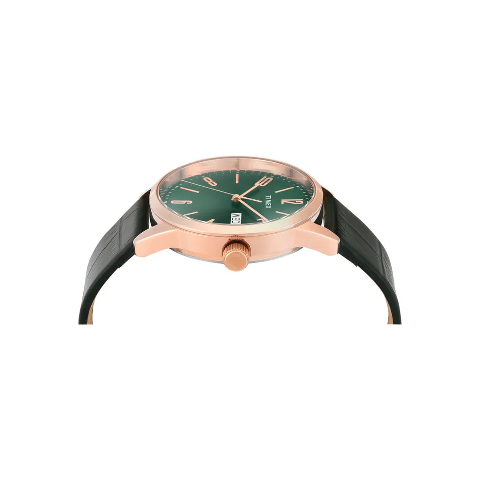 Timex Men Green Dial Analog Watch - TWEG25509 - KRISHNA WATCH COMPANY