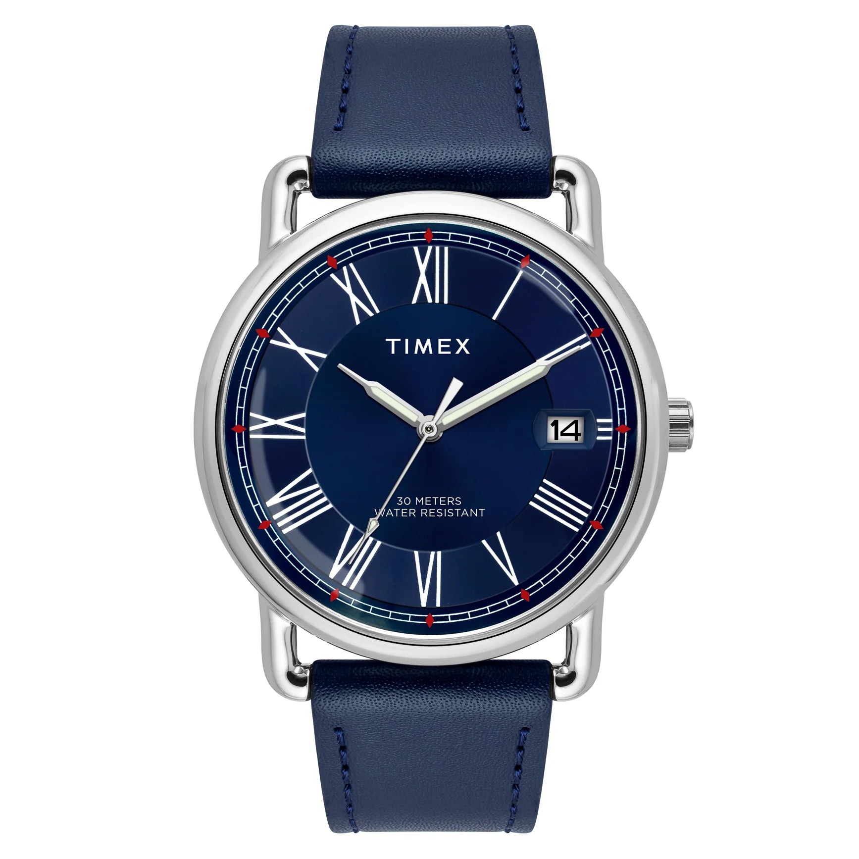 TIMEX Men Blue Round Dial Analog Watch - TWEG25600 - KRISHNA WATCH COMPANY