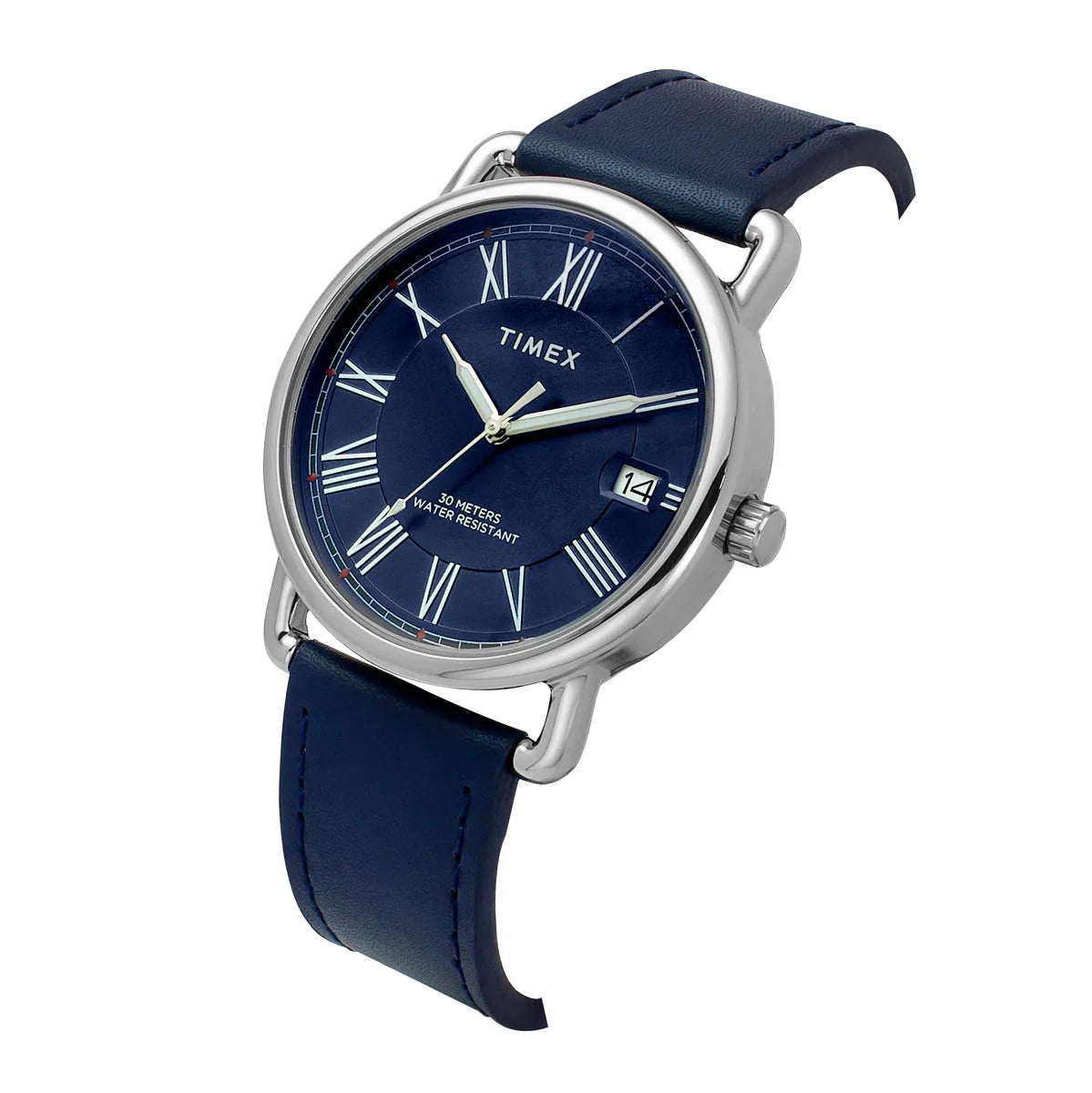 TIMEX Men Blue Round Dial Analog Watch - TWEG25600 - KRISHNA WATCH COMPANY