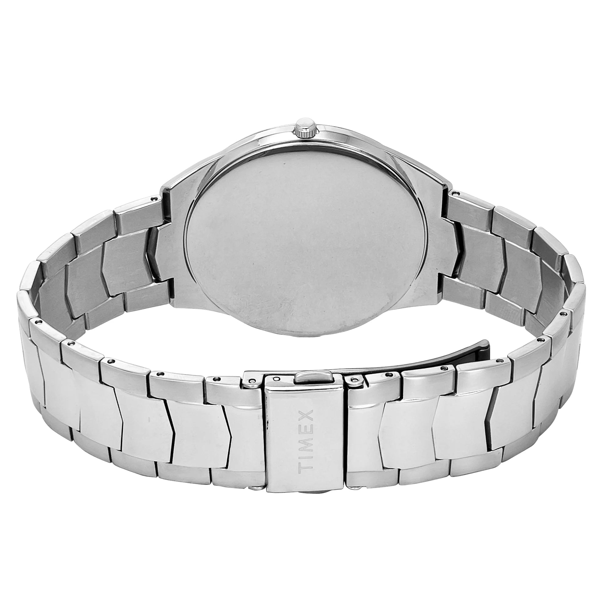 Timex Green Textured Dial Stainless Steel Bracelet Men's Watch - TWEG25800 - KRISHNA WATCH COMPANY