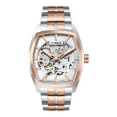 Timex Automatic Silver Tonneau Dial Stainless Steel Men's Watch - TWEG25903
