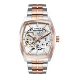 Timex Automatic Silver Tonneau Dial Stainless Steel Men's Watch - TWEG25903