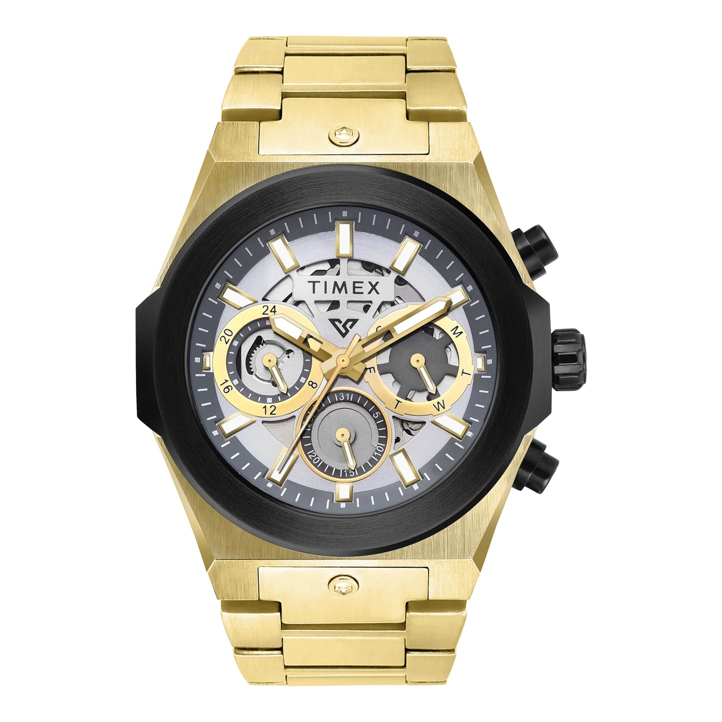 TIMEX Vector Men Silver Round Dial Analog Watch - TWEG26101