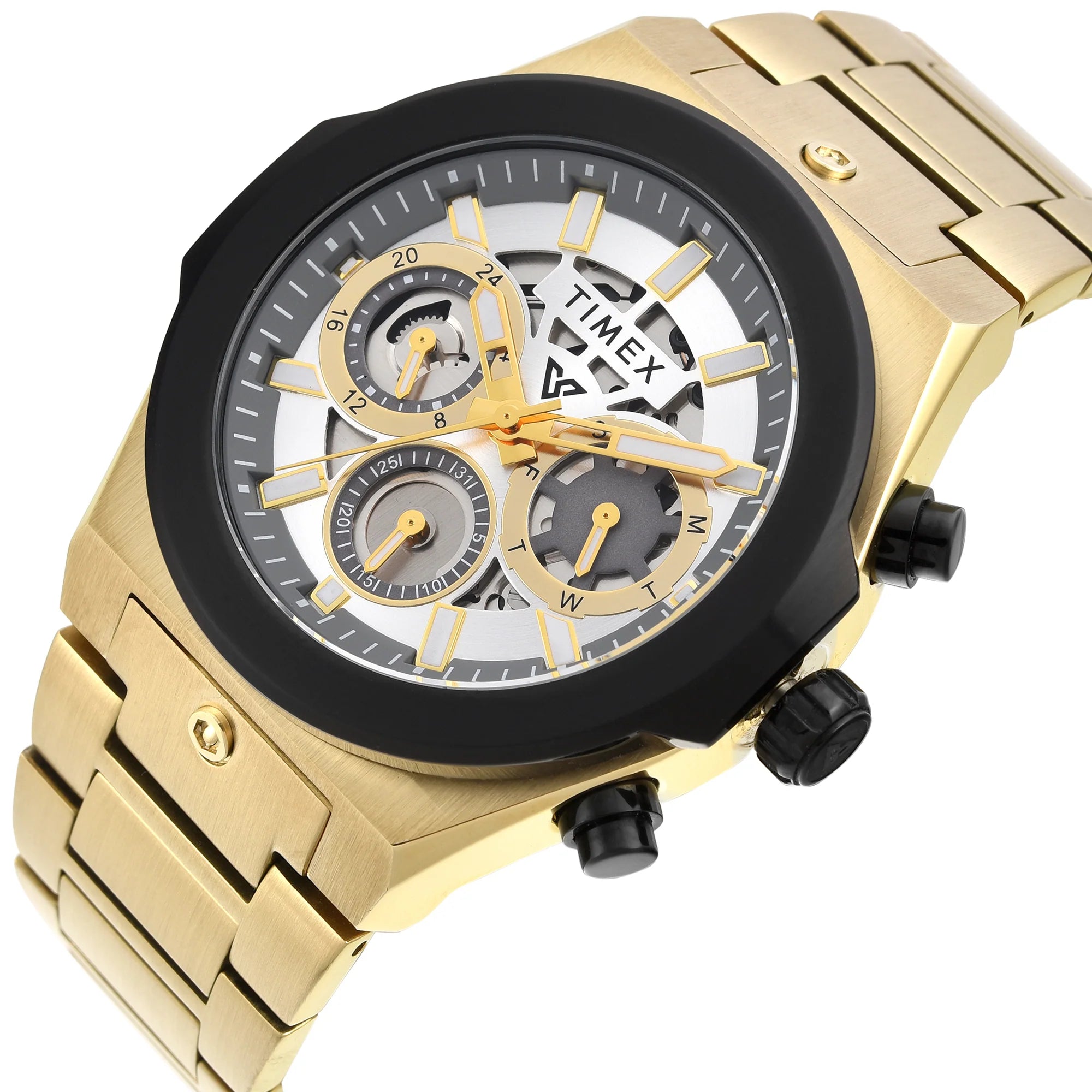 TIMEX Vector Men Silver Round Dial Analog Watch - TWEG26101 - KRISHNA WATCH COMPANY