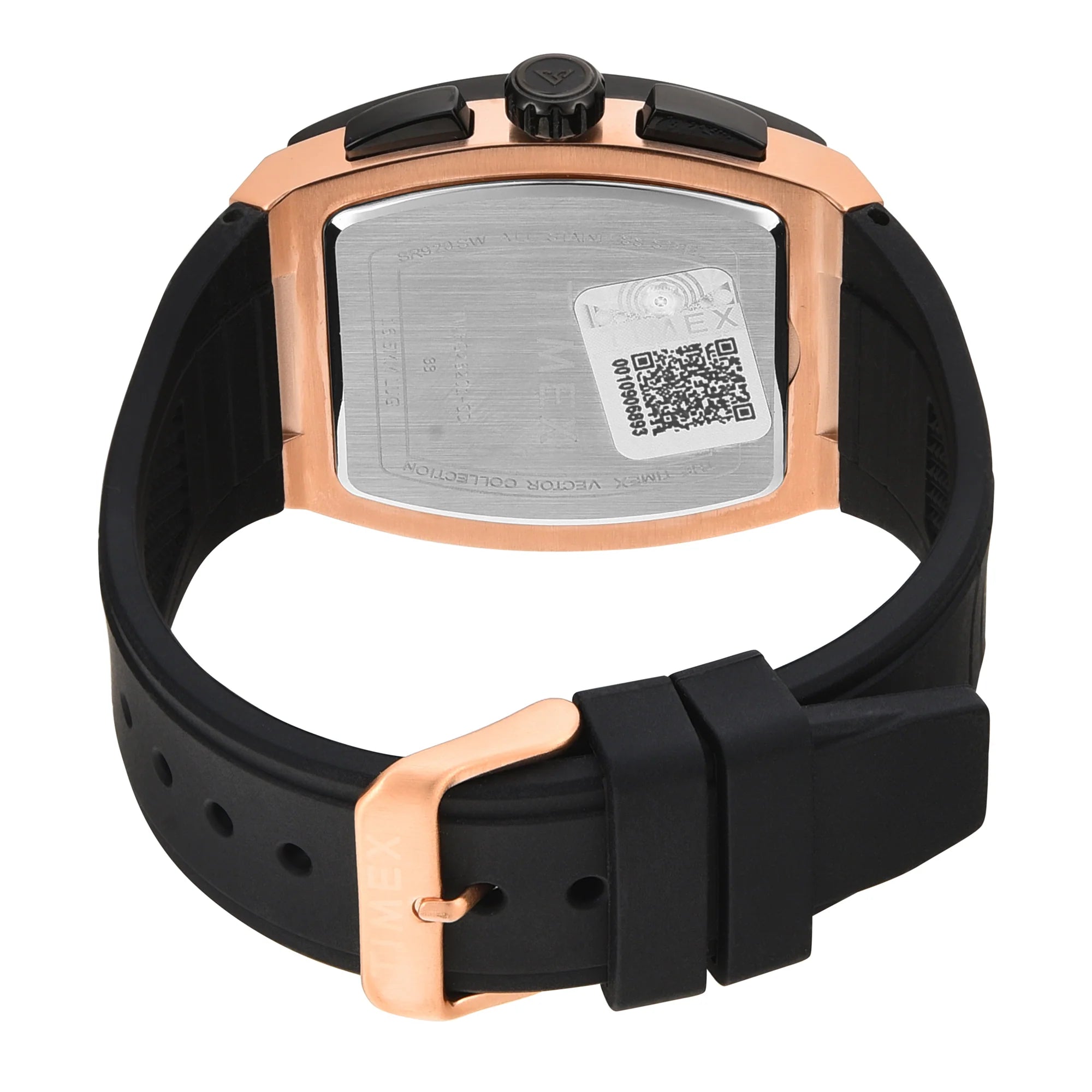 TIMEX Vector Men Black Rectangle Chronograph Dial Analog Watch - TWEG26201 - KRISHNA WATCH COMPANY