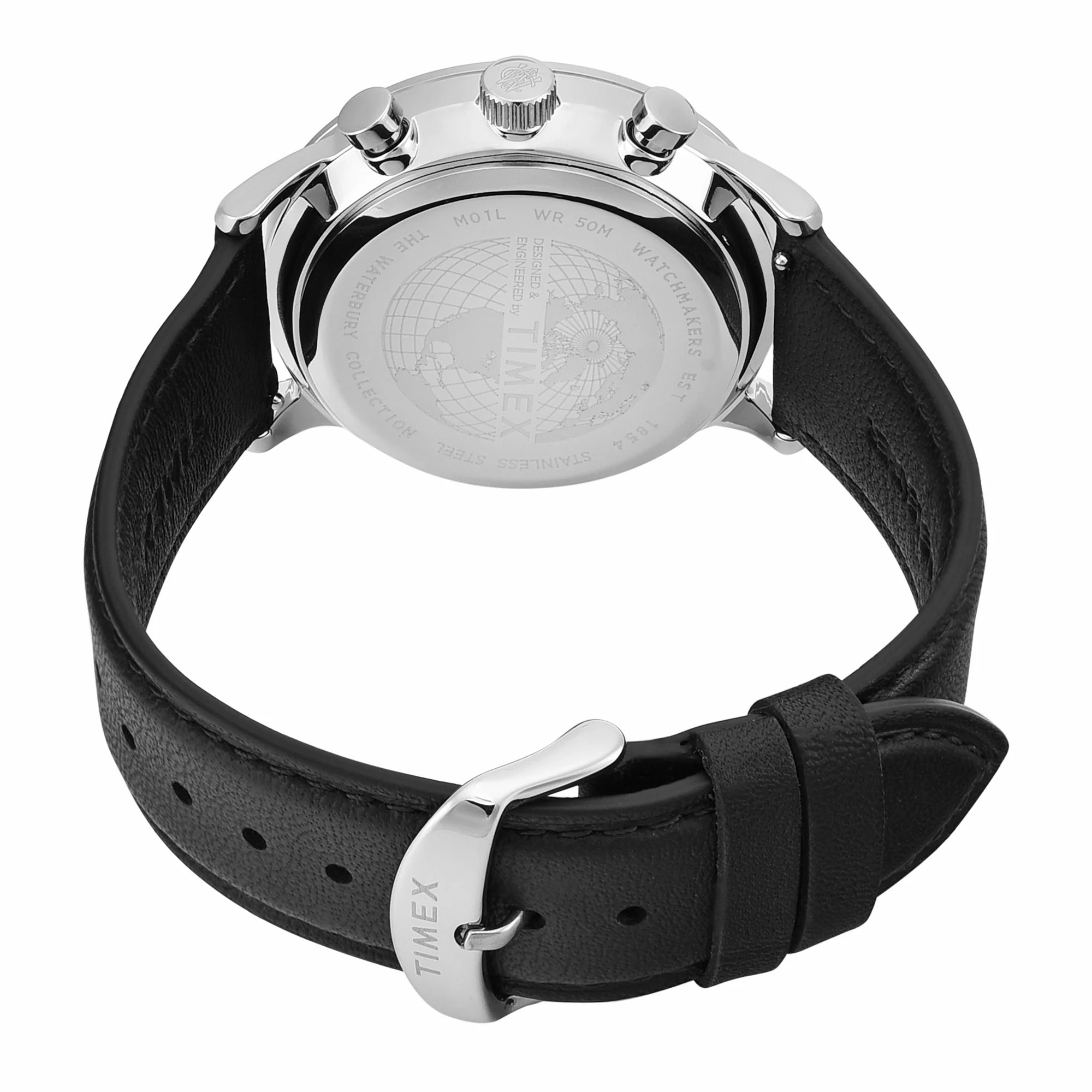 TIMEX WATERBURY White Round Dial Analog Men's Watch - TWEG26600 - KRISHNA WATCH COMPANY