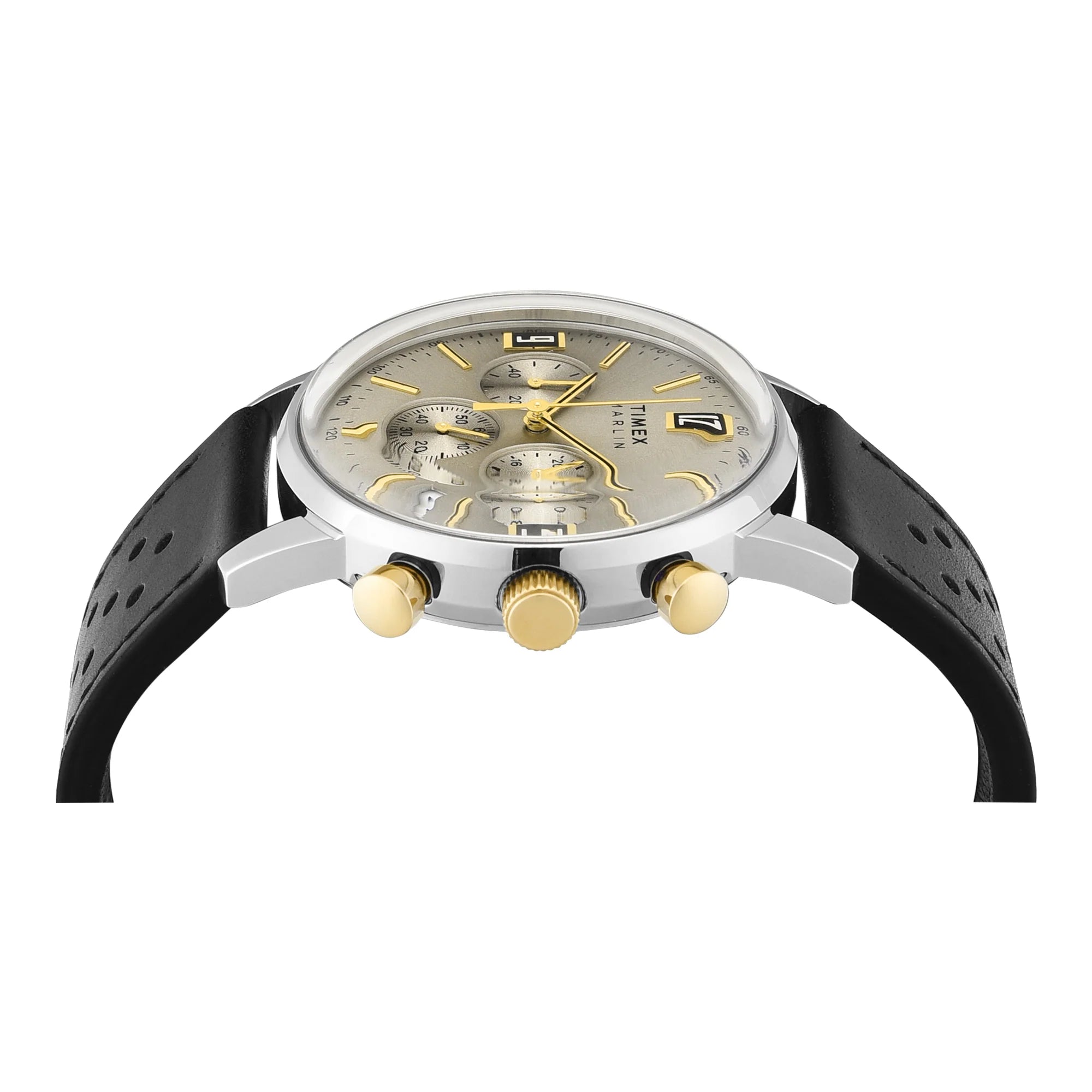 Timex Marlin Beige Round Dial Analog Men's Watch - TWEG26705 - KRISHNA WATCH COMPANY