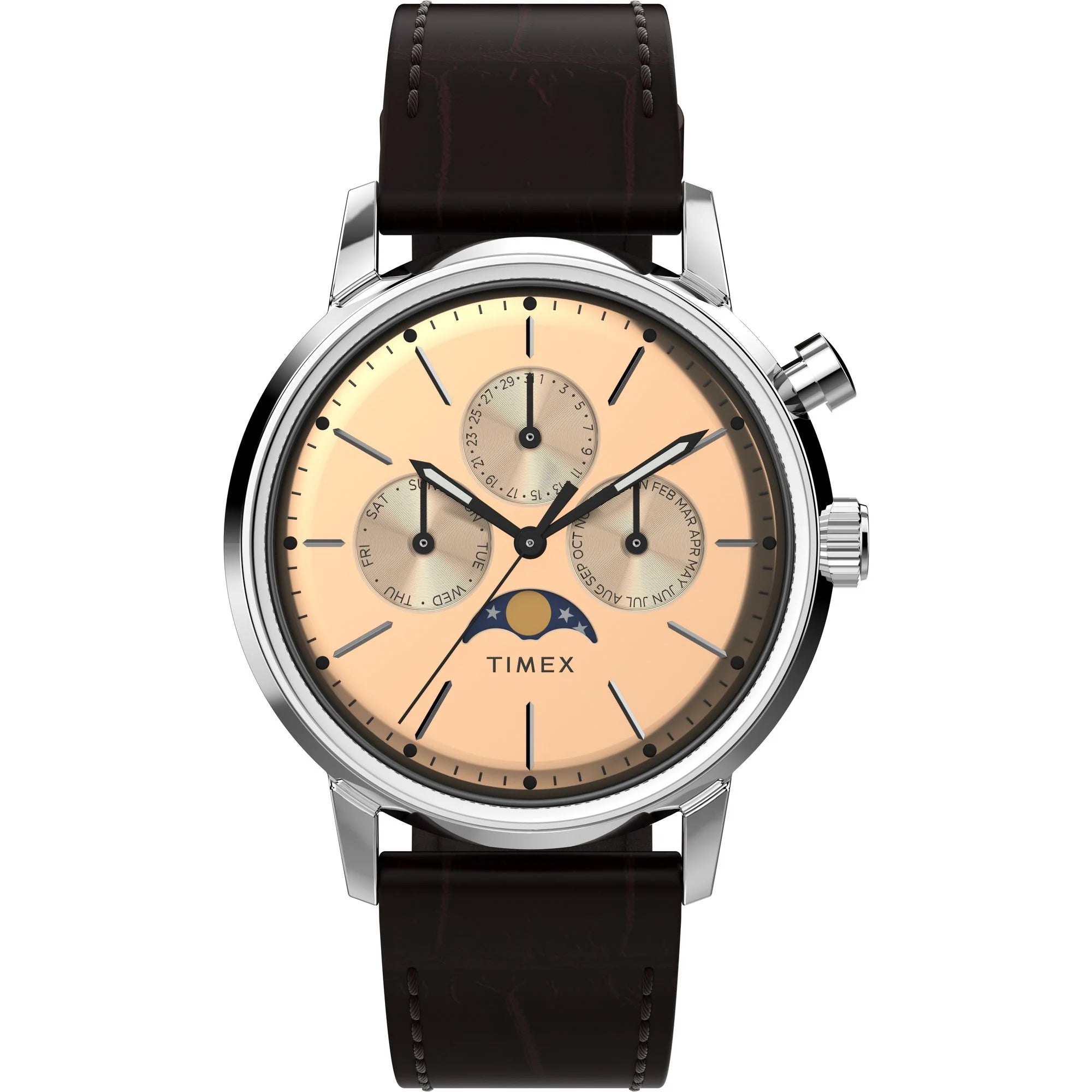 Timex Marlin Moon Phase Men's Watch - TWEG26801 - KRISHNA WATCH COMPANY