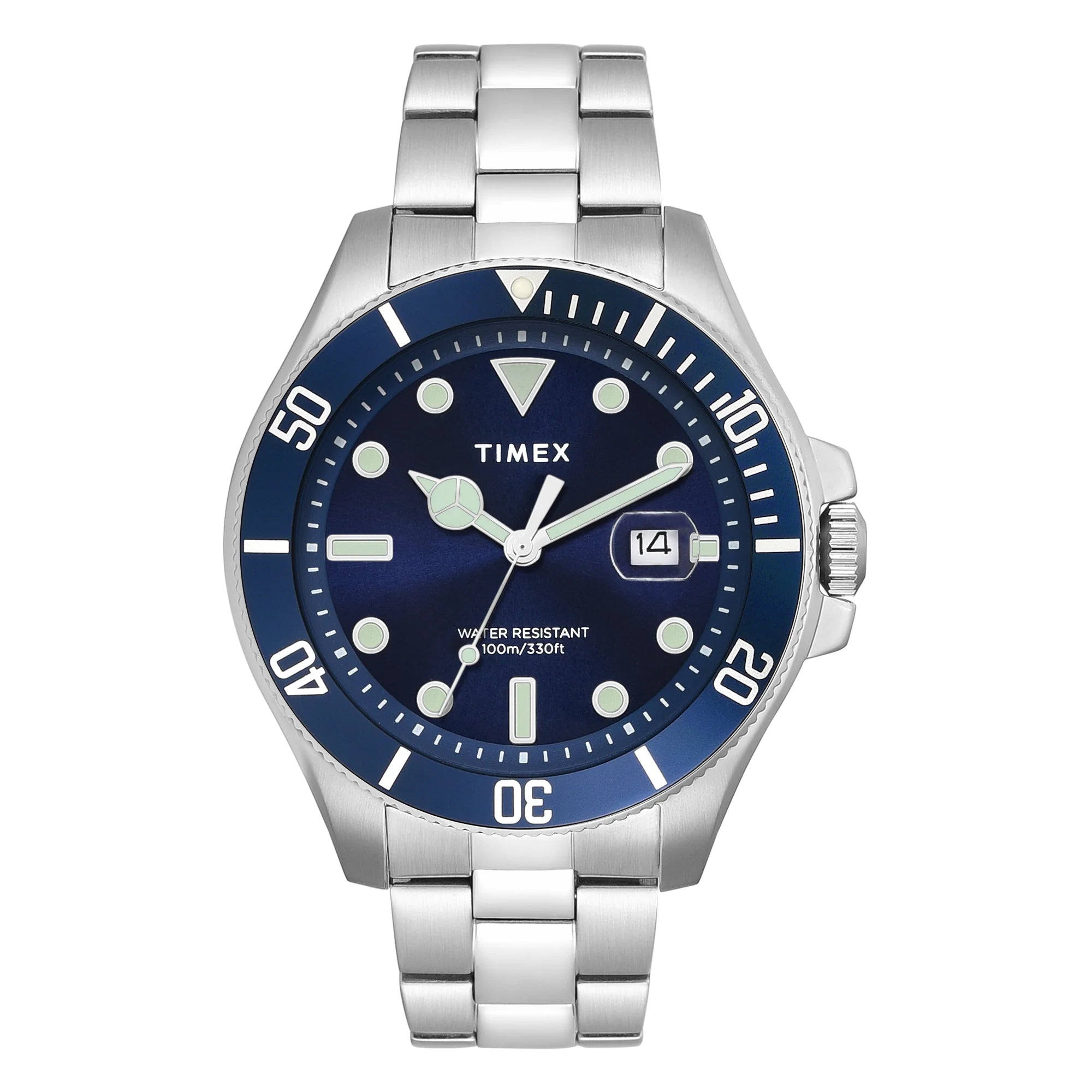 TIMEX TREND Blue Round Dial Analog Men's Watch - TWEG27000 - KRISHNA WATCH COMPANY