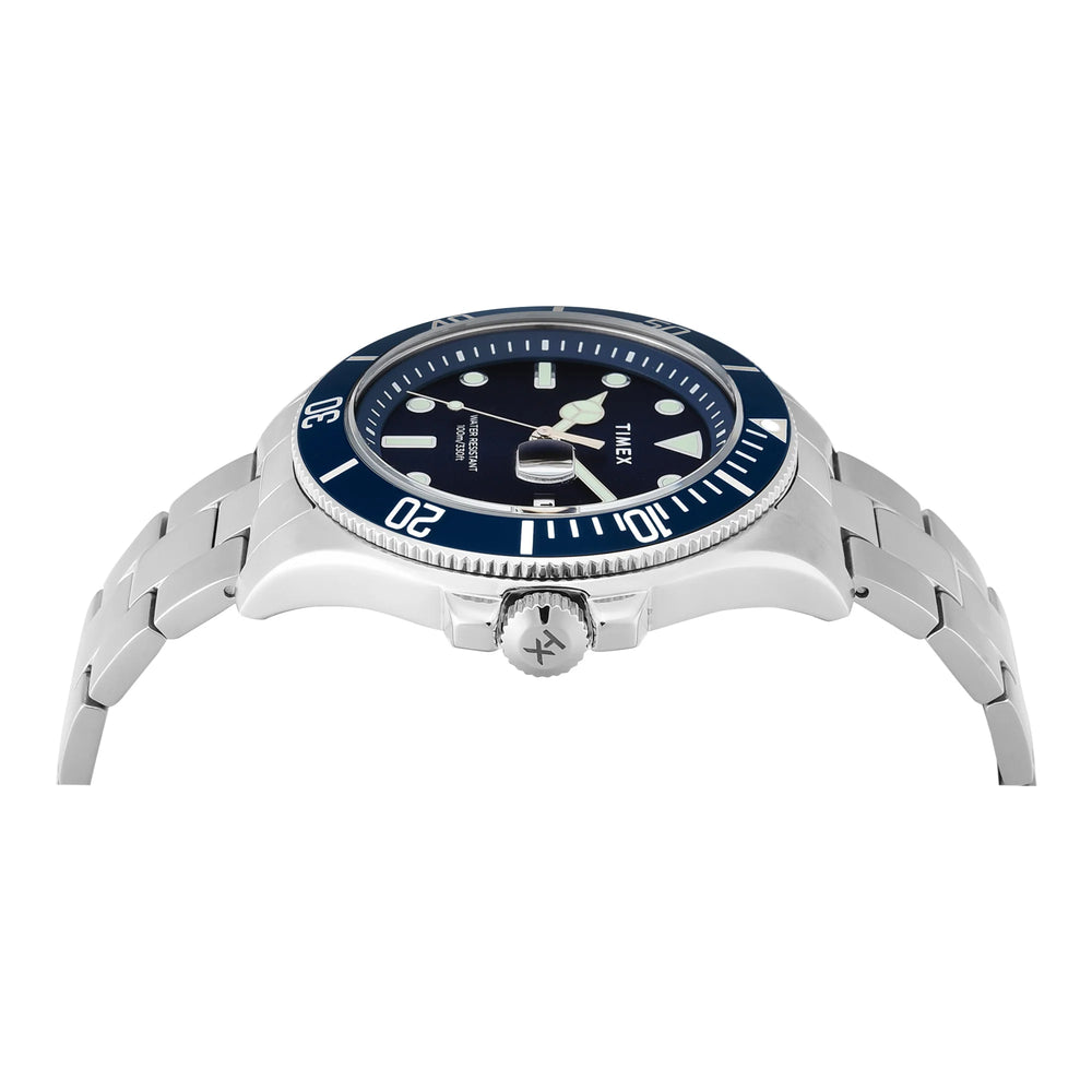 TIMEX TREND Blue Round Dial Analog Men's Watch - TWEG27000 - KRISHNA WATCH COMPANY