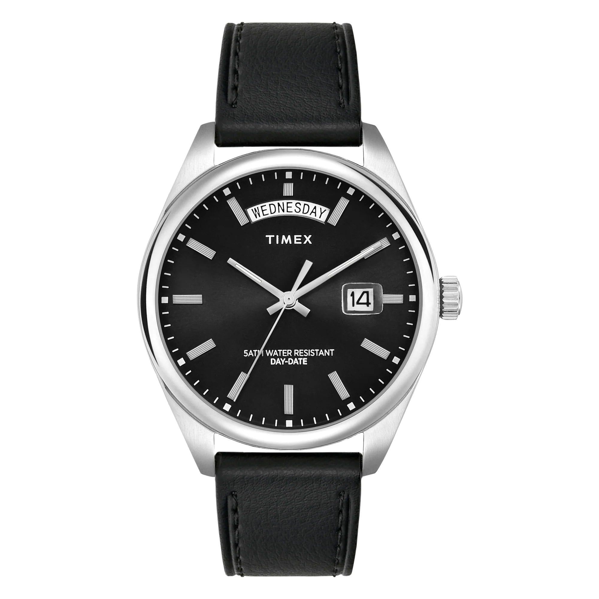 TIMEX Trend Legacy Black Round Dial Analog Men's Watch - TWEG27107 - KRISHNA WATCH COMPANY