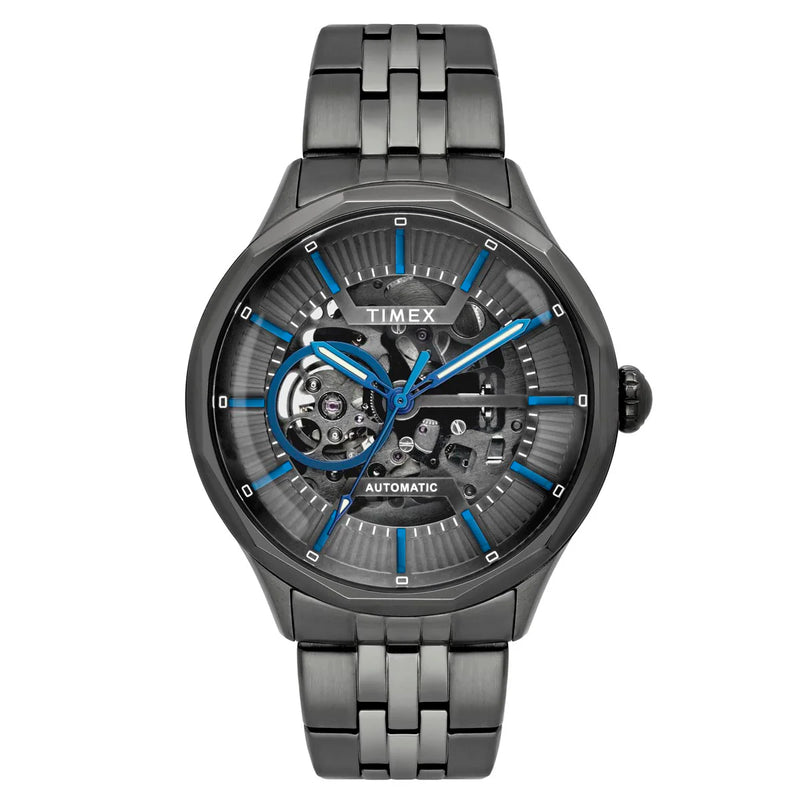 Timex Men's Premium Grey Round Dial Analog Watch - TWEG27601