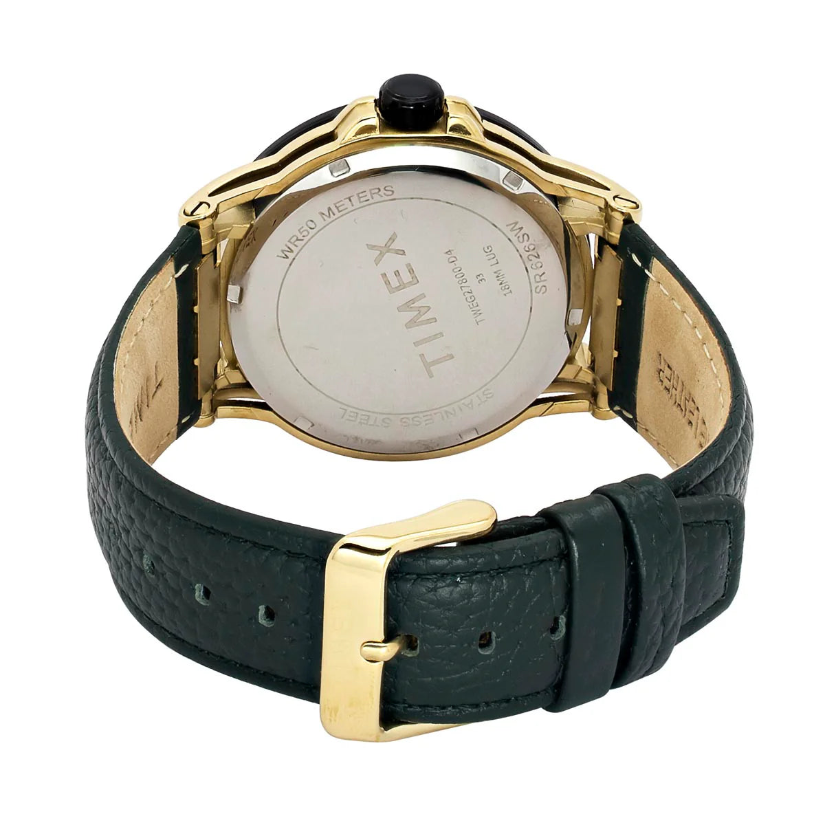 Timex Men's Premium Green Skeletal Dial Analog Watch -TWEG27800 - KRISHNA WATCH COMPANY
