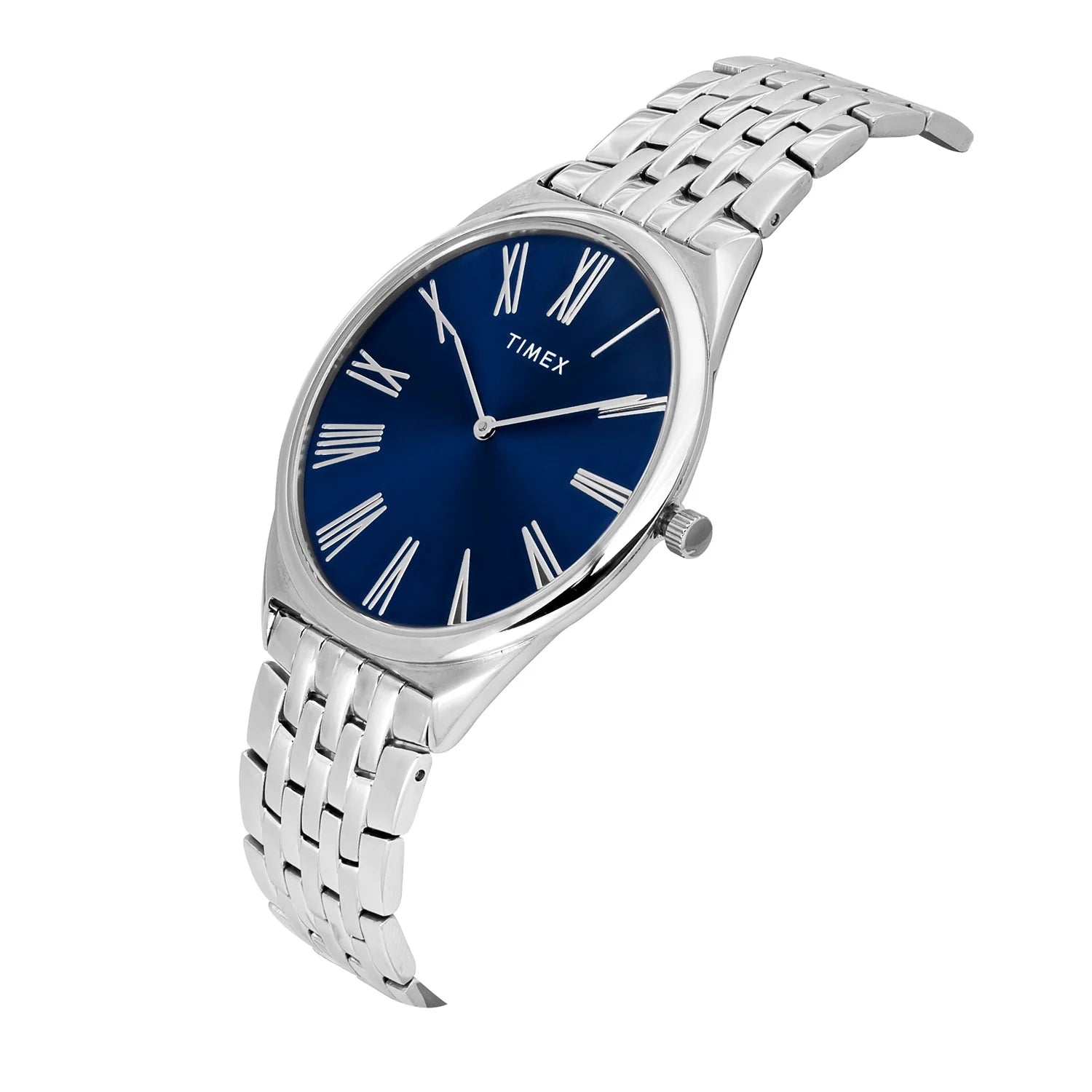 Timex Men's Premium Blue Dial Analog Watch - TWEG27901 - KRISHNA WATCH COMPANY