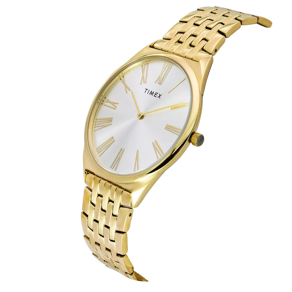 Timex Men's Premium Silver Dial Analog Watch - TWEG27902 - KRISHNA WATCH COMPANY