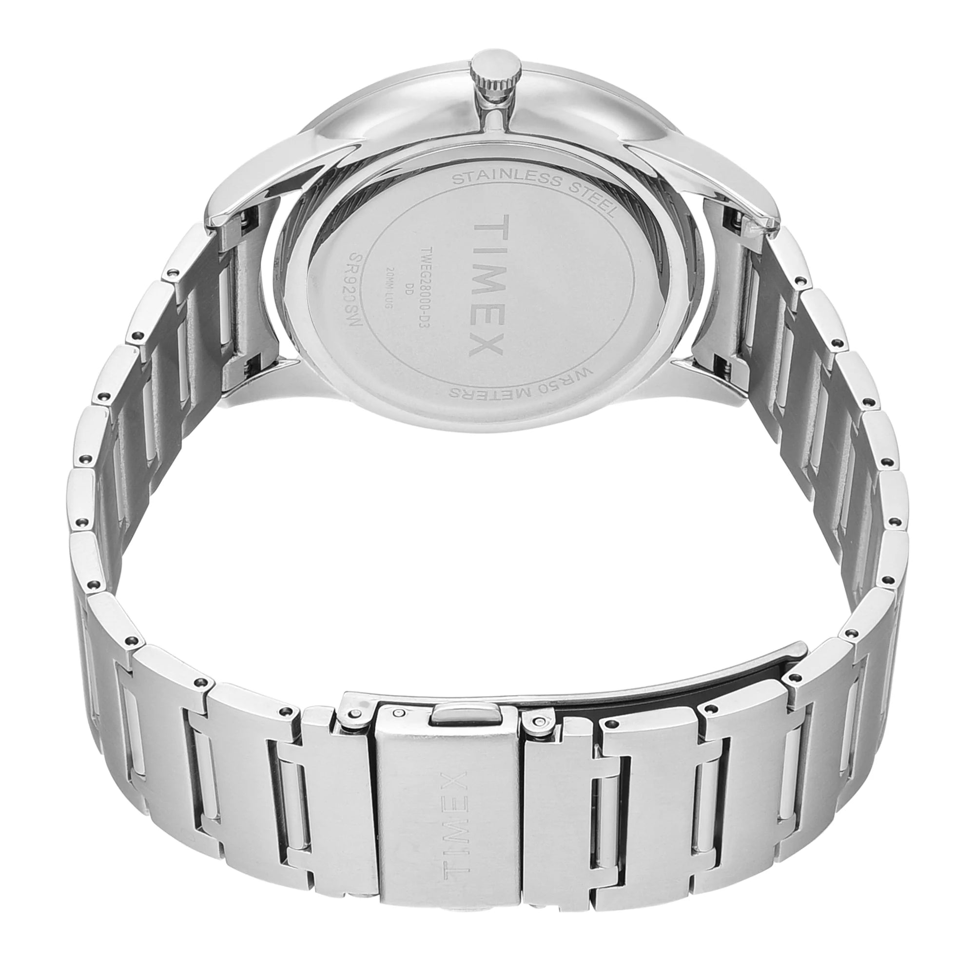 Timex Men's Premium Silver Dial Analog Watch - TWEG28000 - KRISHNA WATCH COMPANY