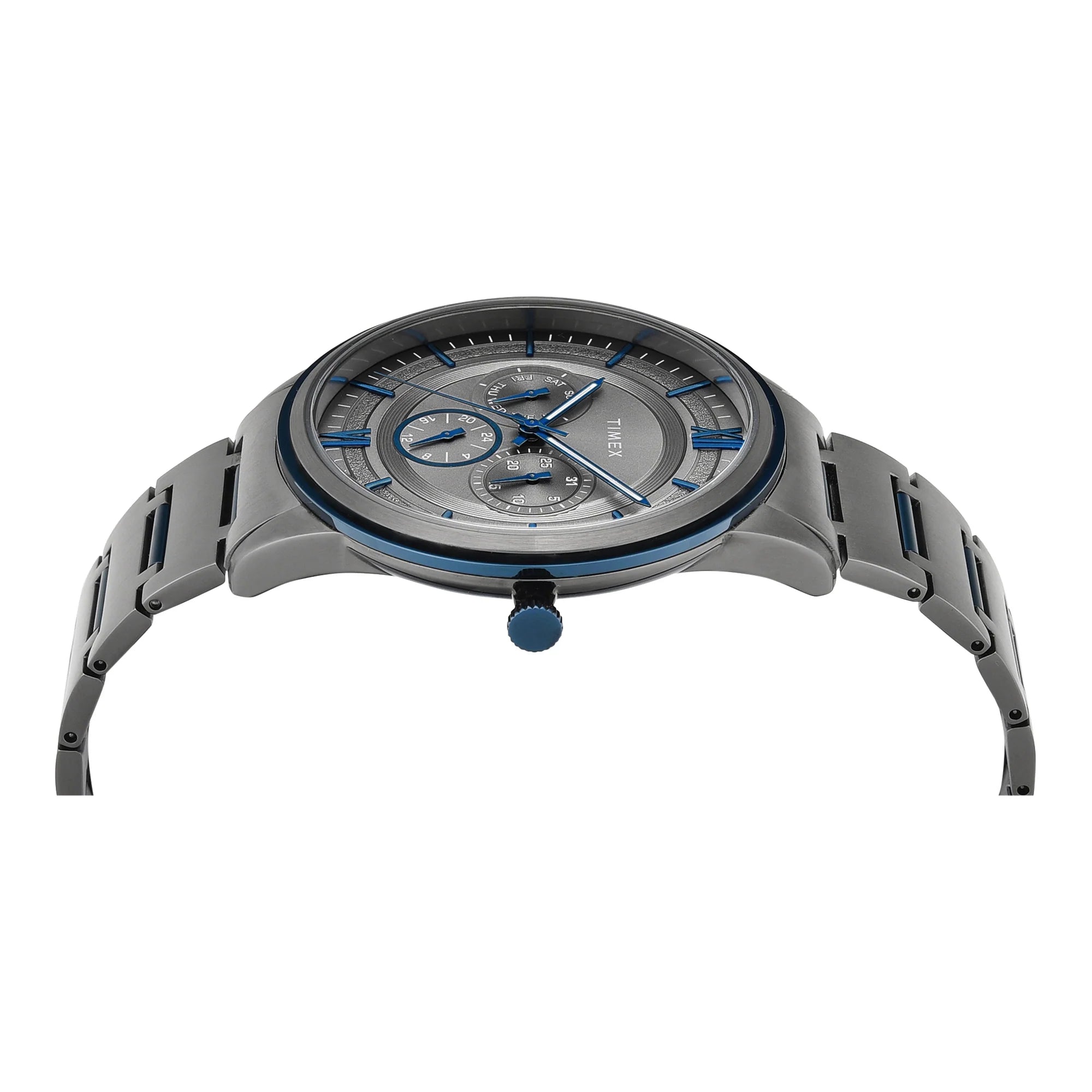 Timex Men's Premium Grey Dial Analog Watch - TWEG28003 - KRISHNA WATCH COMPANY