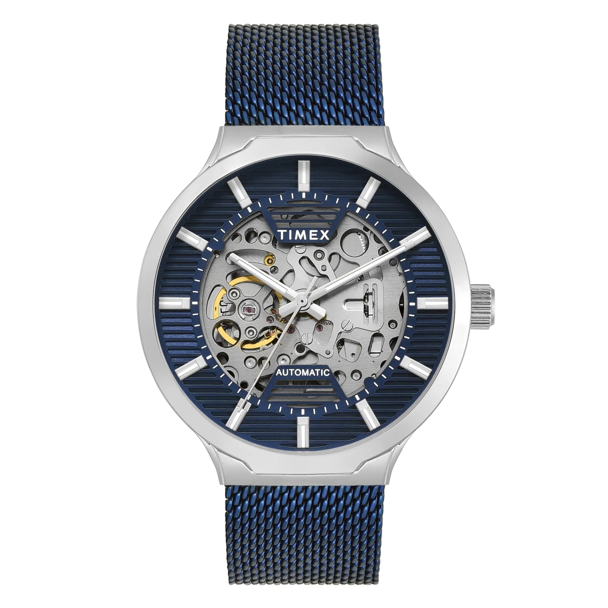 TIMEX Signio Blue Round Dial Analog Men's Watch - TWEG31502 - KRISHNA WATCH COMPANY