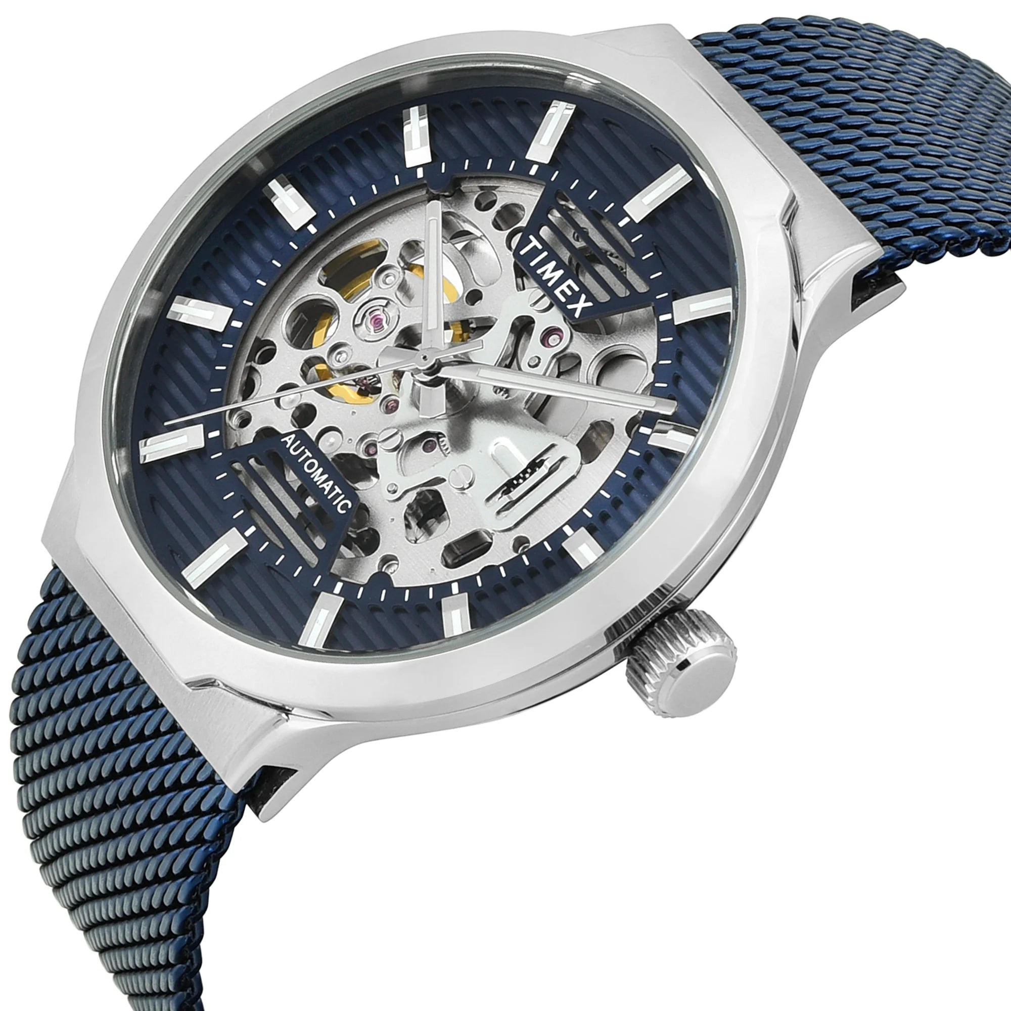TIMEX Signio Blue Round Dial Analog Men's Watch - TWEG31502 - KRISHNA WATCH COMPANY