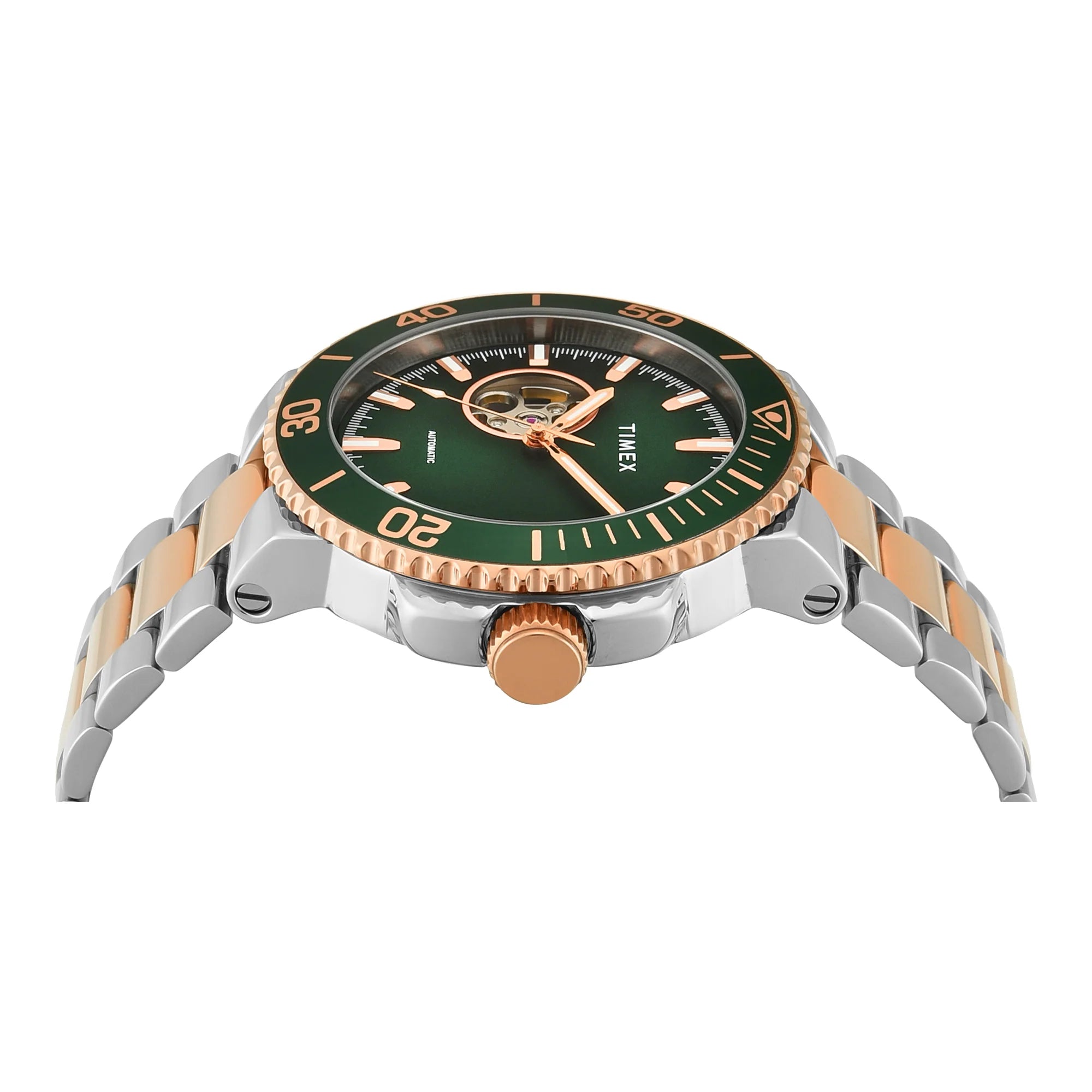 TIMEX Signio Green Round Dial Analog Men's Watch - TWEG31701 - KRISHNA WATCH COMPANY