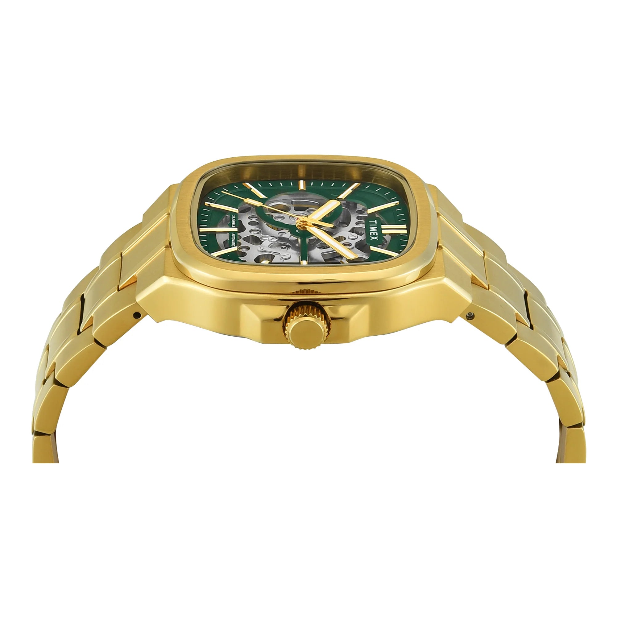 TIMEX Signio Green Square Dial Analog Men's Watch - TWEG31901 - KRISHNA WATCH COMPANY