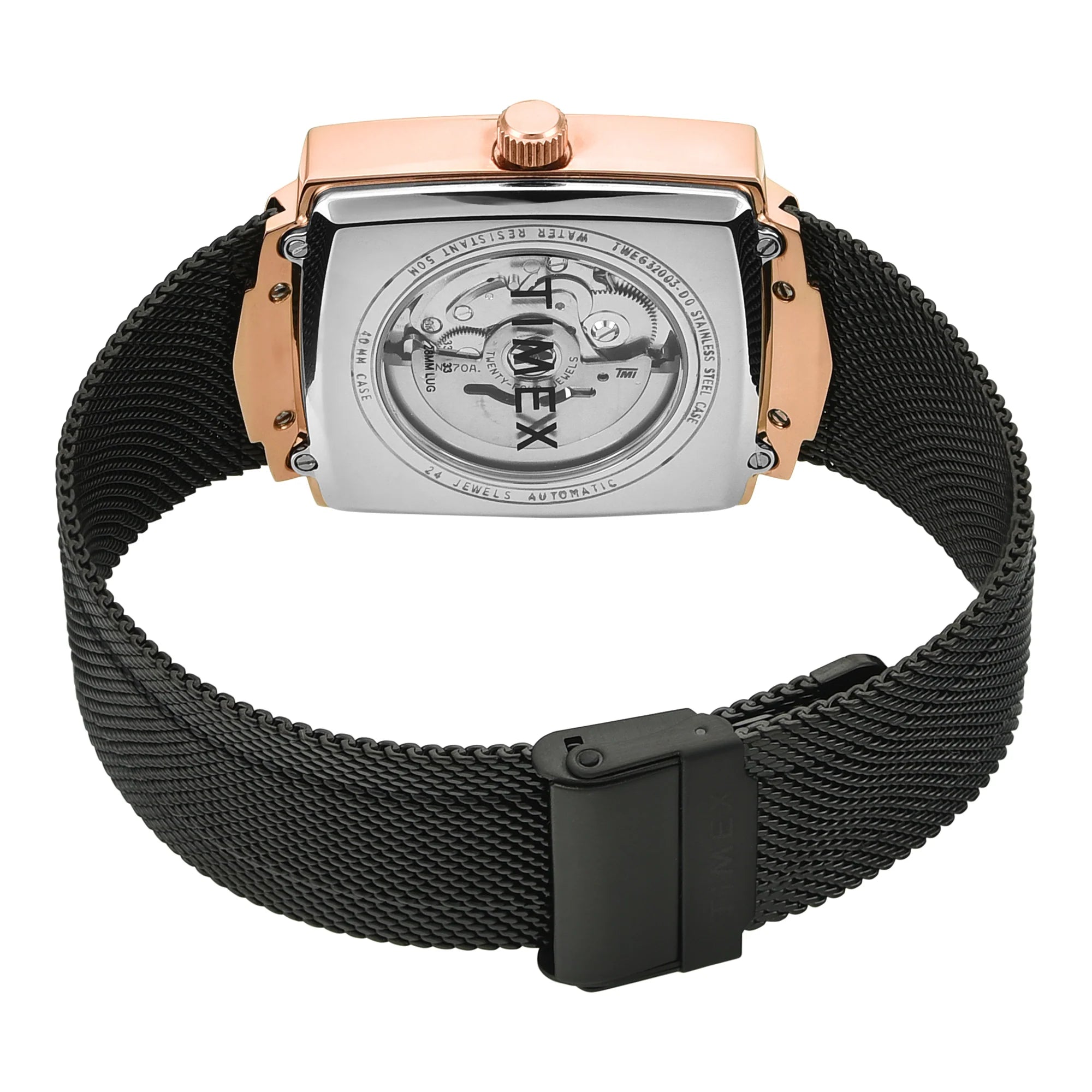 TIMEX Signio Black Square Dial Analog Men's Watch - TWEG32003 - KRISHNA WATCH COMPANY