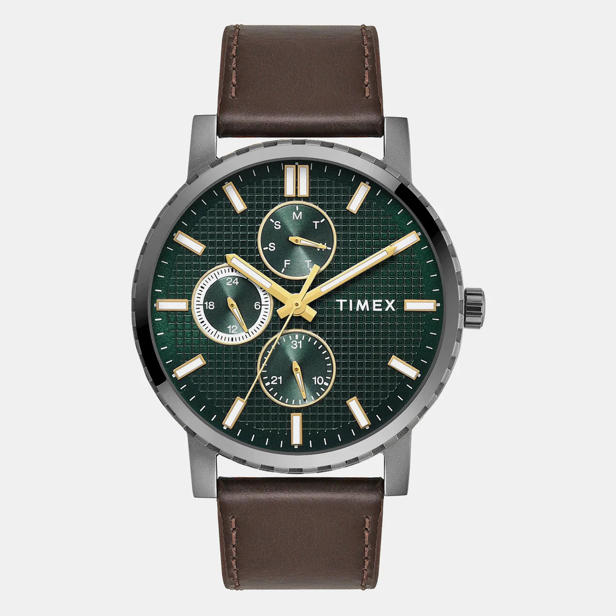Timex Trendline Men Quartz Leather Watch TWEG34700 - KRISHNA WATCH COMPANY