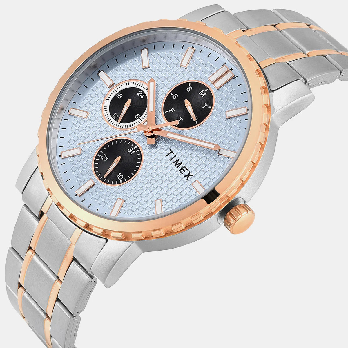 Timex Trendline Men Blue Stainless Steel Watch - TWEG34702 - KRISHNA WATCH COMPANY