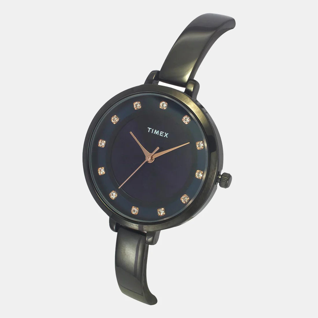 Timex Women's Purple/Blue Analog Brass Watch TWEL12828 - KRISHNA WATCH COMPANY