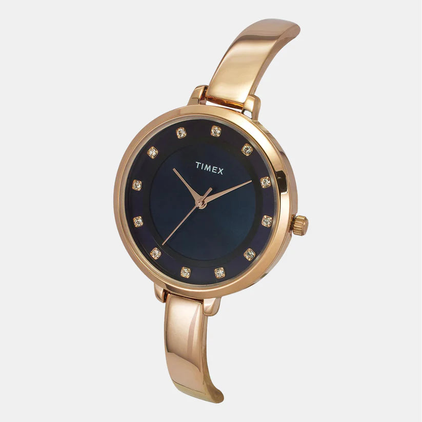 Timex Women's Blue/Purple Analog Watch TWEL12829 - KRISHNA WATCH COMPANY