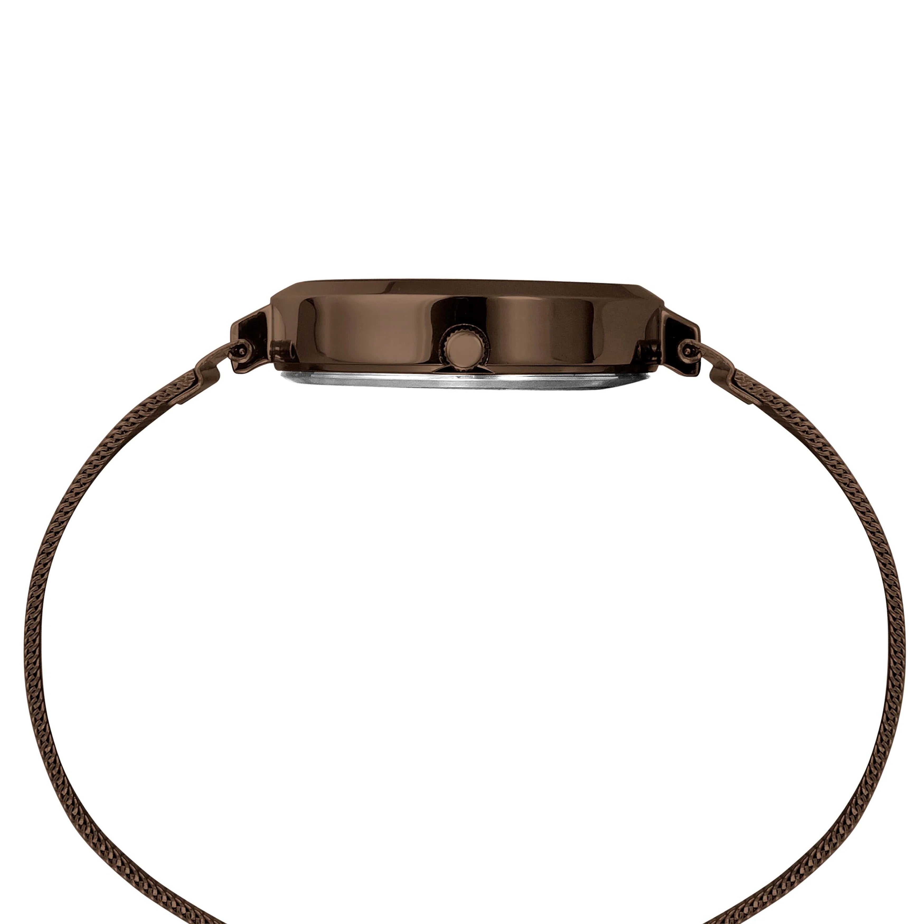 Timex Women Brown Round Dial Analog Watch - TWEL14507 - KRISHNA WATCH COMPANY