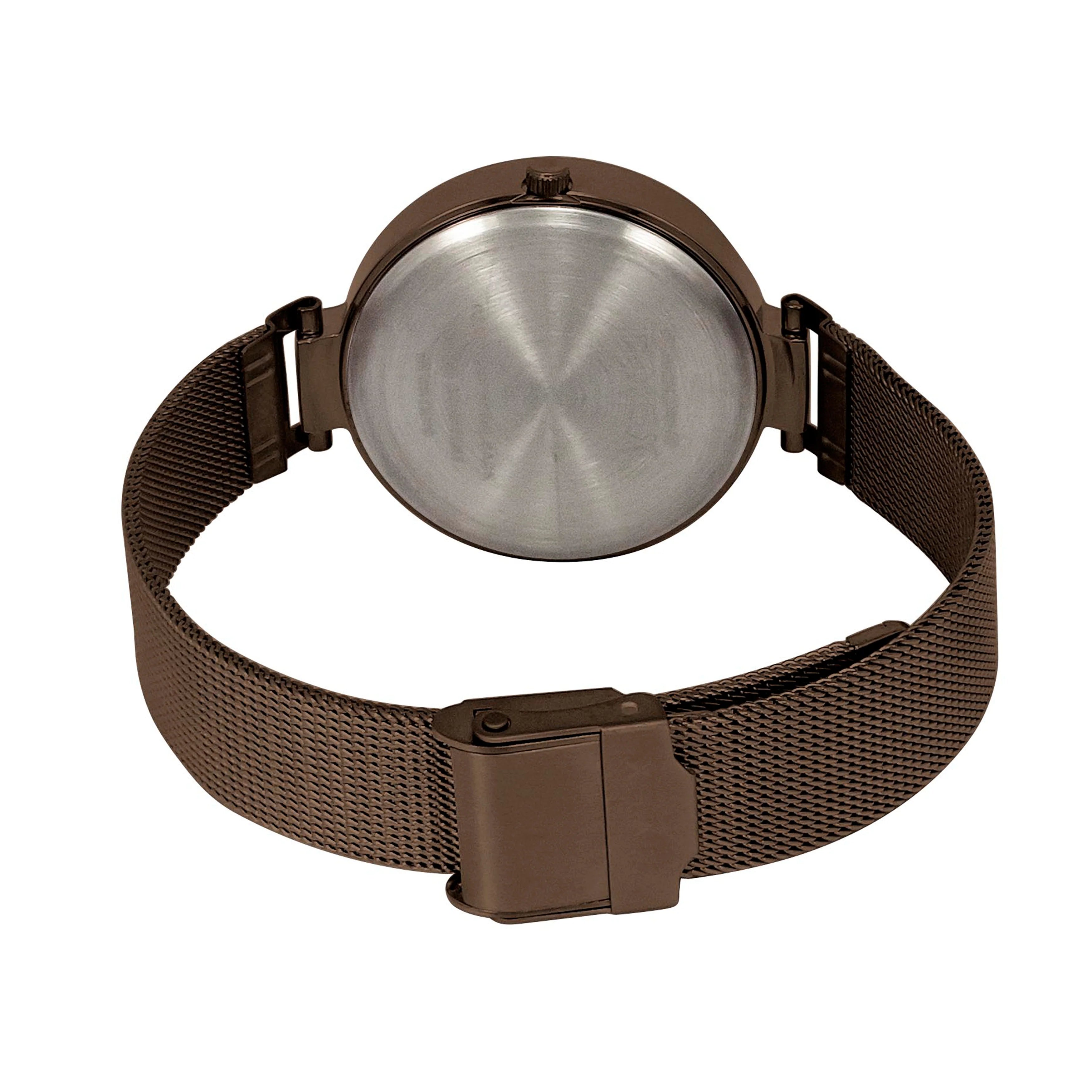 Timex Women Brown Round Dial Analog Watch - TWEL14507 - KRISHNA WATCH COMPANY