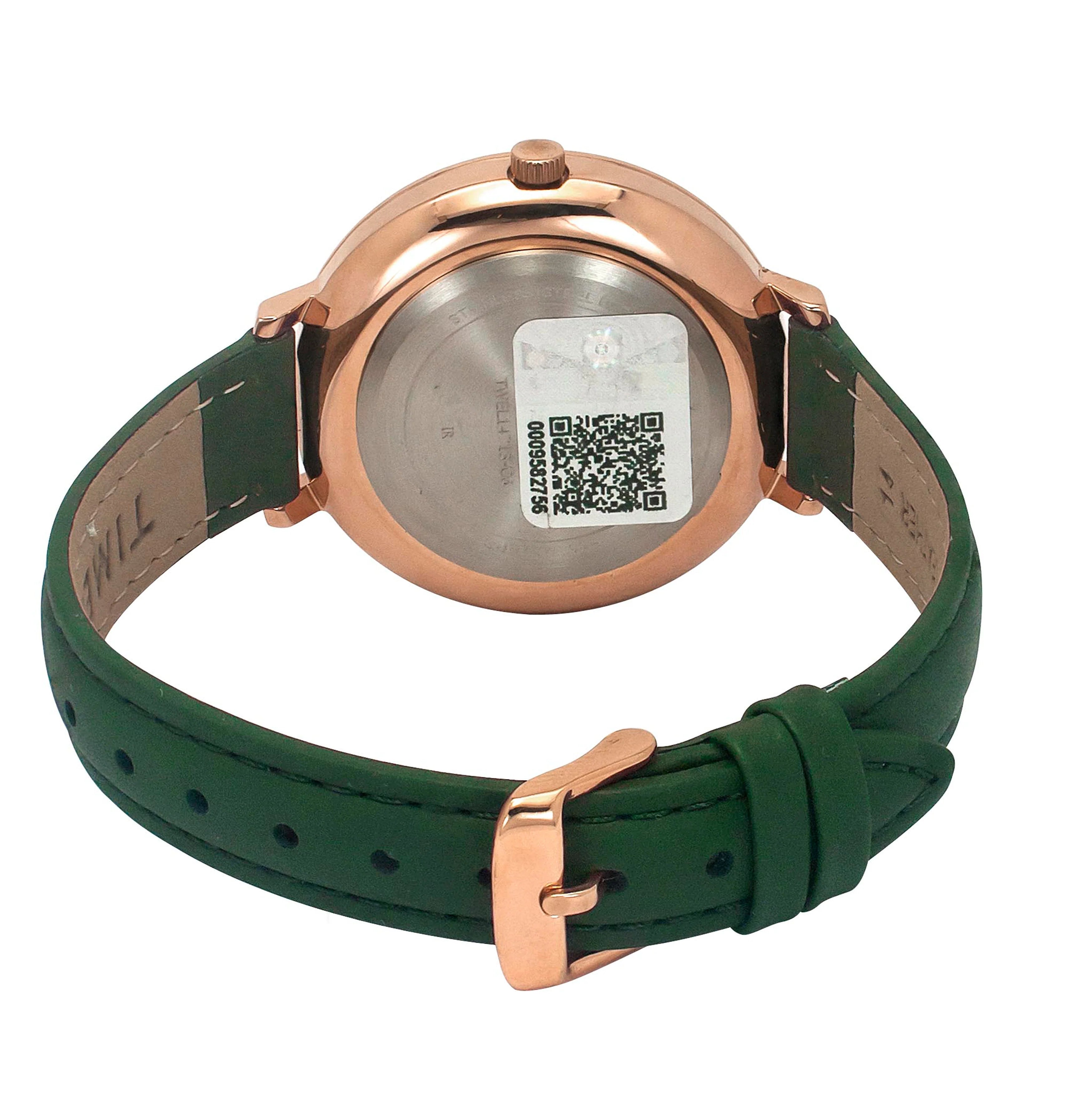 Timex Women Green Round Dial Analog Watch - TWEL14713 - KRISHNA WATCH COMPANY