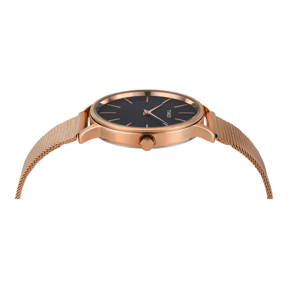 Timex Women Blue Round Analog Dial Watch- TWEL15610 - KRISHNA WATCH COMPANY
