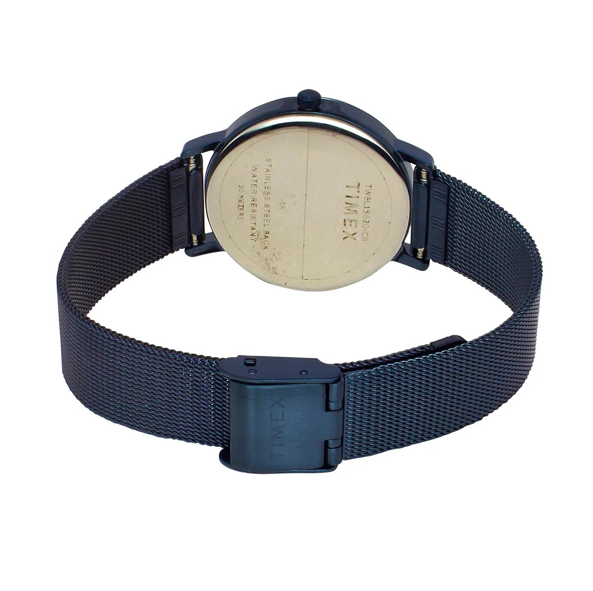 TIMEX Women Blue Round Dial Analog Watch - TWEL15620 - KRISHNA WATCH COMPANY