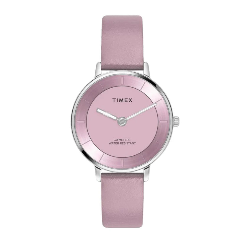Timex Passion Pink Dual finish Dial Analog Women's Watch - TWEL15821 - KRISHNA WATCH COMPANY