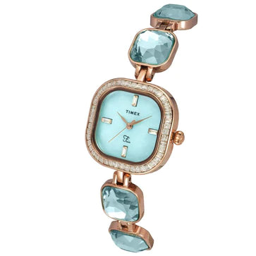 TIMEX FRIA WOMEN'S WHITE DIAL ROUND CASE 3 HANDS FUNCTION WATCH TWEL17100 - KRISHNA WATCH COMPANY