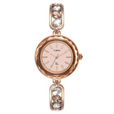 Timex Fria Women Rose Gold Round Dial Analog Watch - TWEL17600
